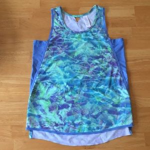 Ivivva Go Time Singlet Tank - Tech/Pool
